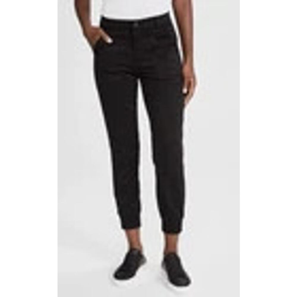 J Brand Arkin Zip Ankle Jogger Jeans Pants Black Sz 28